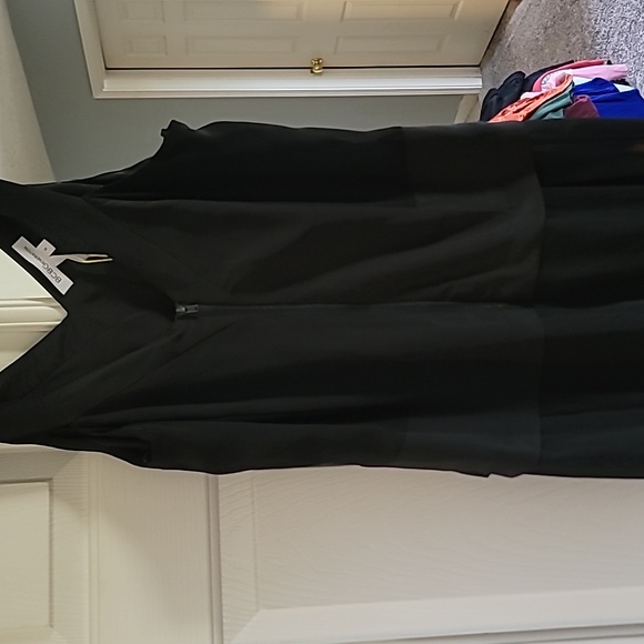 STUNNING NWT BCBG SHEER SATIN MAXI DRESS FRONT ZIPPER MINI SKIRT - Picture 8 of 15